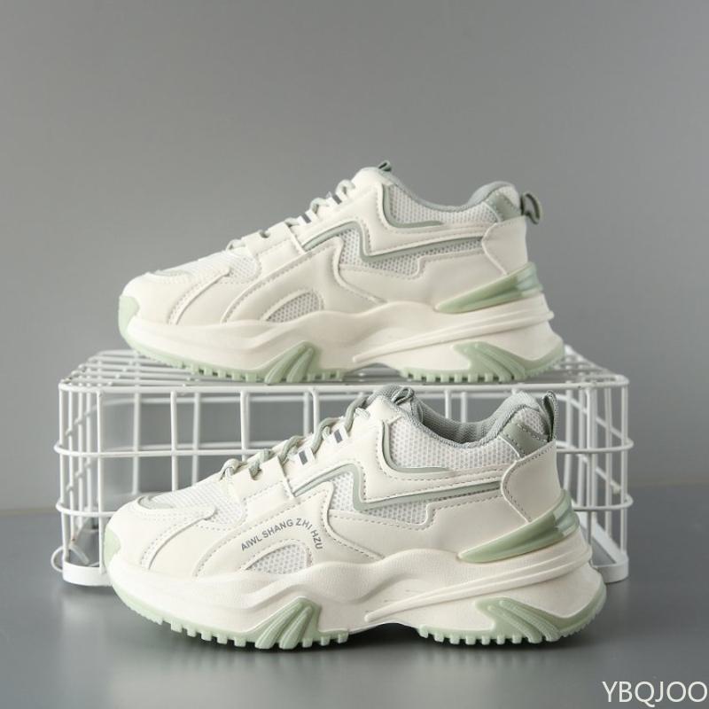 

Women s mesh Sneakers Fashion thick soled non slip shoe Casual versatile ladies shoes Color blocked comfort sports shoes Zapatos 40