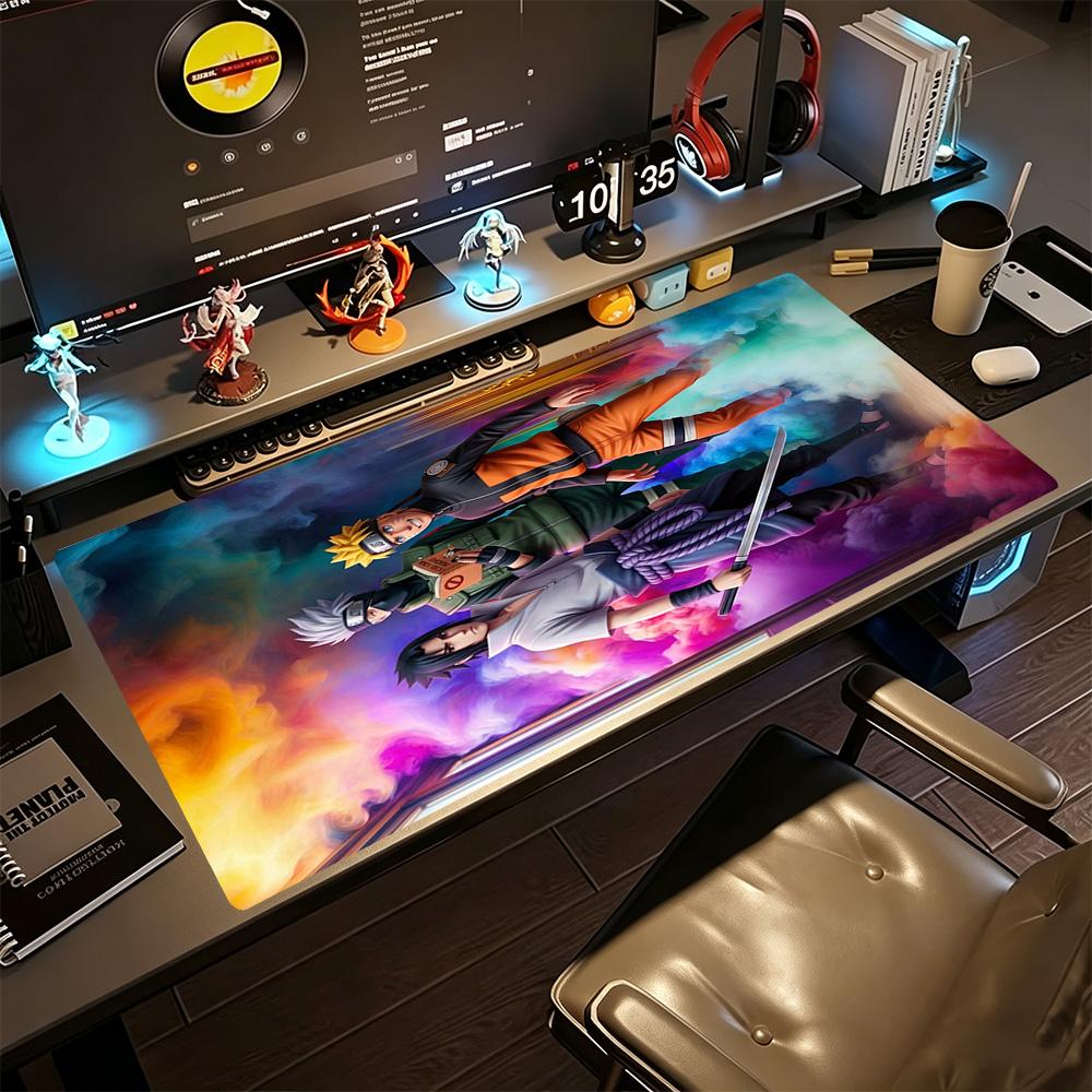 Naruto Gaming Mouse Pad Gamer Mousepad Office Mouse Mats Non-Slip Rubber Base Perfect for Office Laptop Gaming Setup