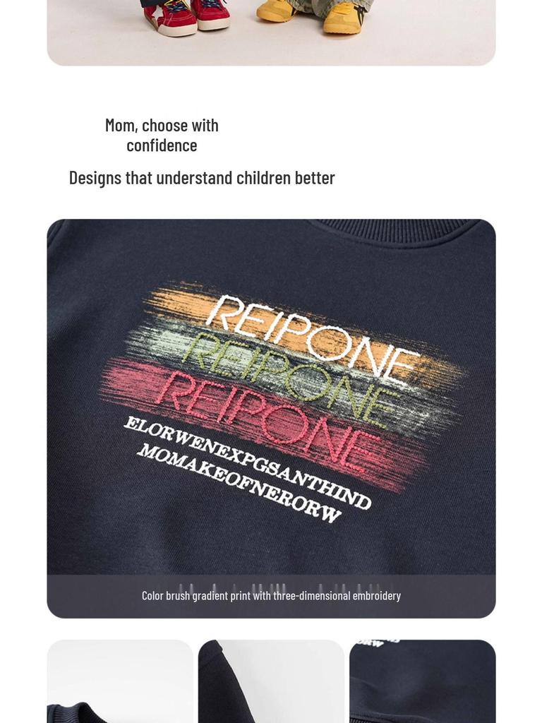 Herbst 2025 Koreanischer Stil Jungen Märchen Sweatshirt - Lässiges Kinder-Oberteil