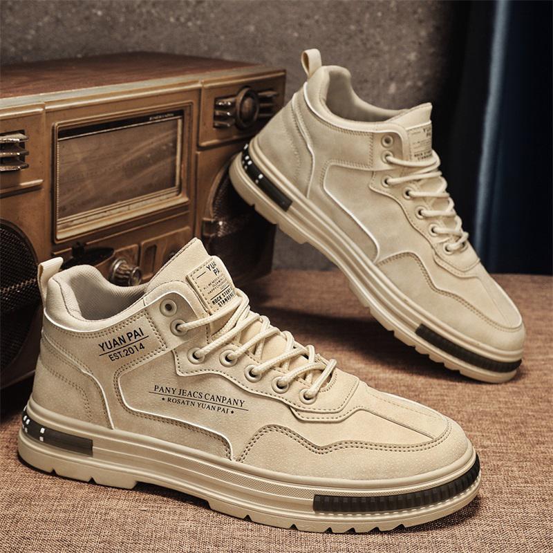 Autumn new breathable shoes sports casual shoes thick baseplate shoes daddy trendy shoes 39