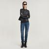 G-Star Calça Jeans RAW Feminina Ace 2.0 Biker Slim Straight Wmn D25285-D761-G799-W25/L28 azul