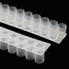50pcs Plastic Royal Jelly Storage Strip Queen Rearing System Frame Bee Larva Cup for Bee Breeding Equipment Beekeeping Tools