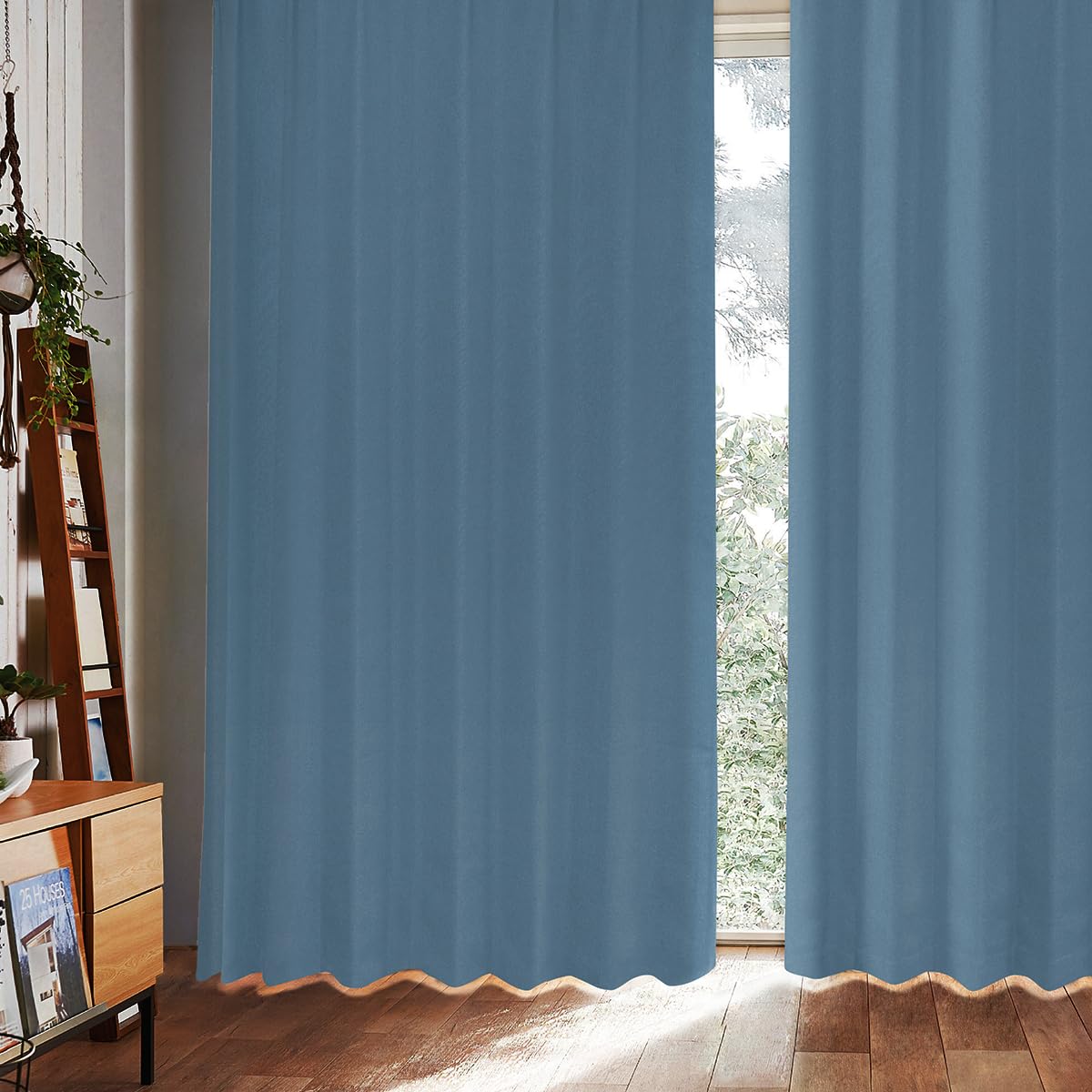 

Шторы обеспечивают мне затемнение, затемняющие шторы 1-го класса, теплосберегающие, бесшумные, мягкие на ощупь, в тонких тонах. Ширина 100 см x Длина 135 см x 2 шт.