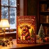 Creative Christmas Countdown 3D Highland Cow Advent Calendar, 24-Day PVC Figure Ornament Set, Decoration for Home Unique Tree Hanging Decor,