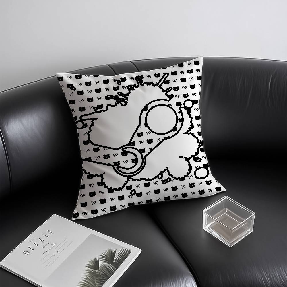 M-media S-steam Pillow Case Anti-dustmite Invisible zipper Sofa Bed