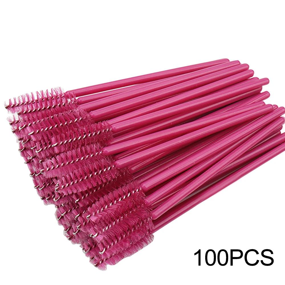 

Wholesale Disposable Lash Brushes Eyelashes Extension Brush 100/300pcs For Woman Mascara Wands Applicator Spoolers Makeup Tool