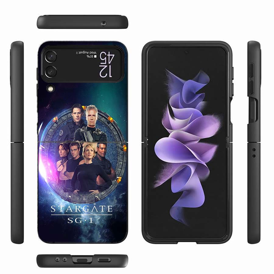 Stargate Atlantis Phone Case For Samsung Z Flip 7 6 Z Flip 5 5G Galaxy Z Flip 3 4 5G Shockproof Hard Cover TPU PC Coque Capa So