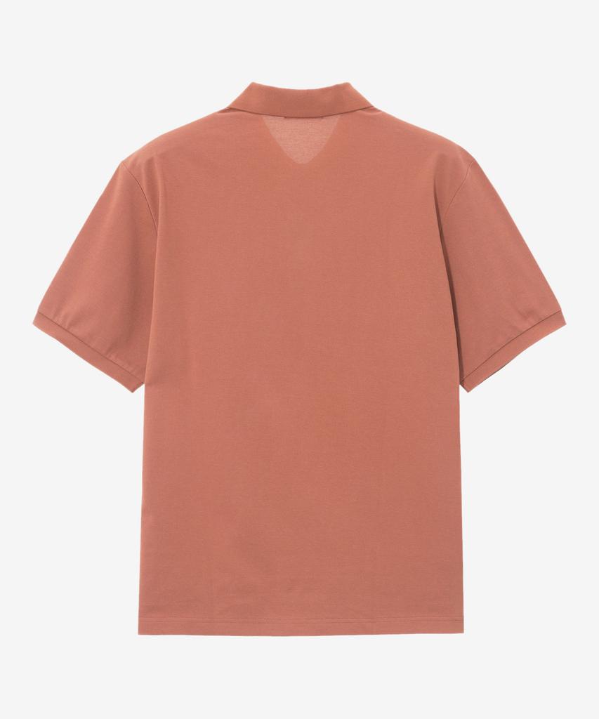 BASIC HOUSE Uni Semi-Overfit Pique Polo Shirt Deep Pink Lyts3104