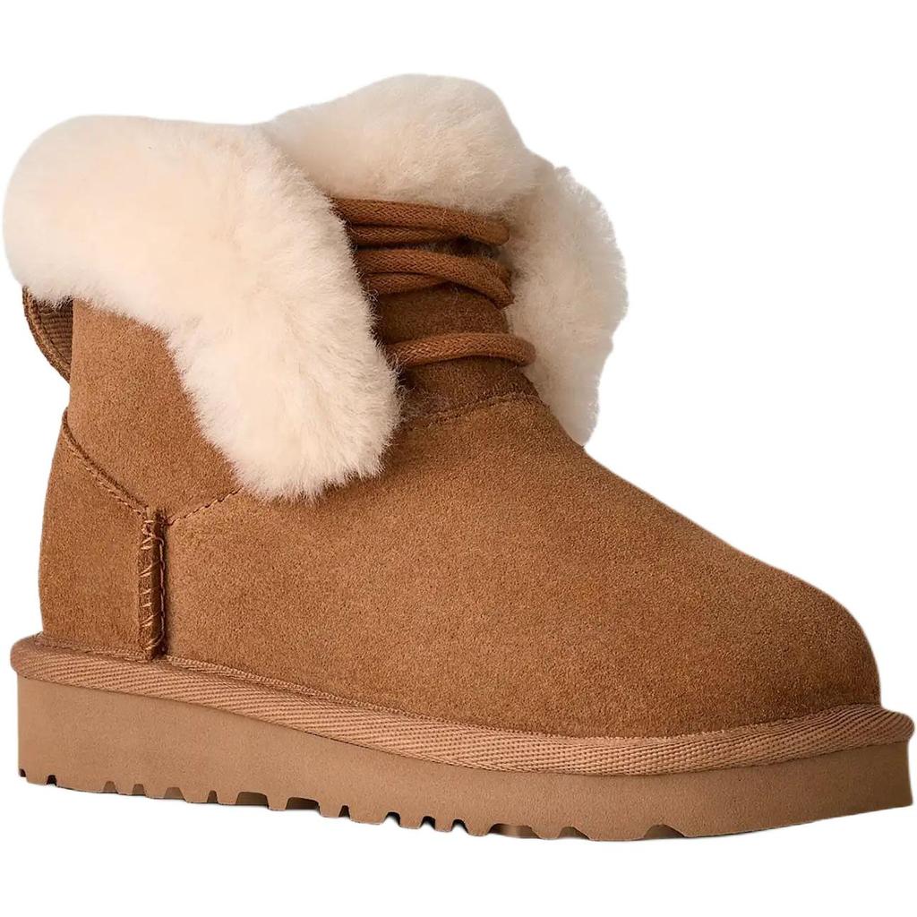 UGG Classic Mini Versatile Comfortable Snow Boots Kids boots Brown 1174632K-CHE