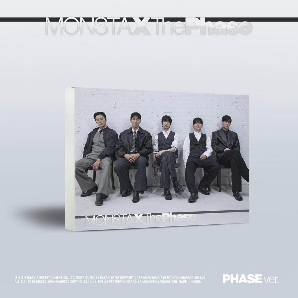 [POB] MONSTA X - EP [The Phase] OFFSET / REFINED / HYPER / PHASE Ver.