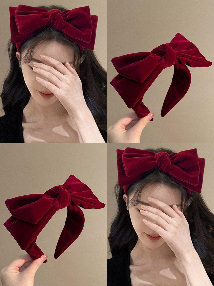 Large bow headband, elegant headband, fashionable ladies' headband, Christmas, New Year and Valentine's Day gift
