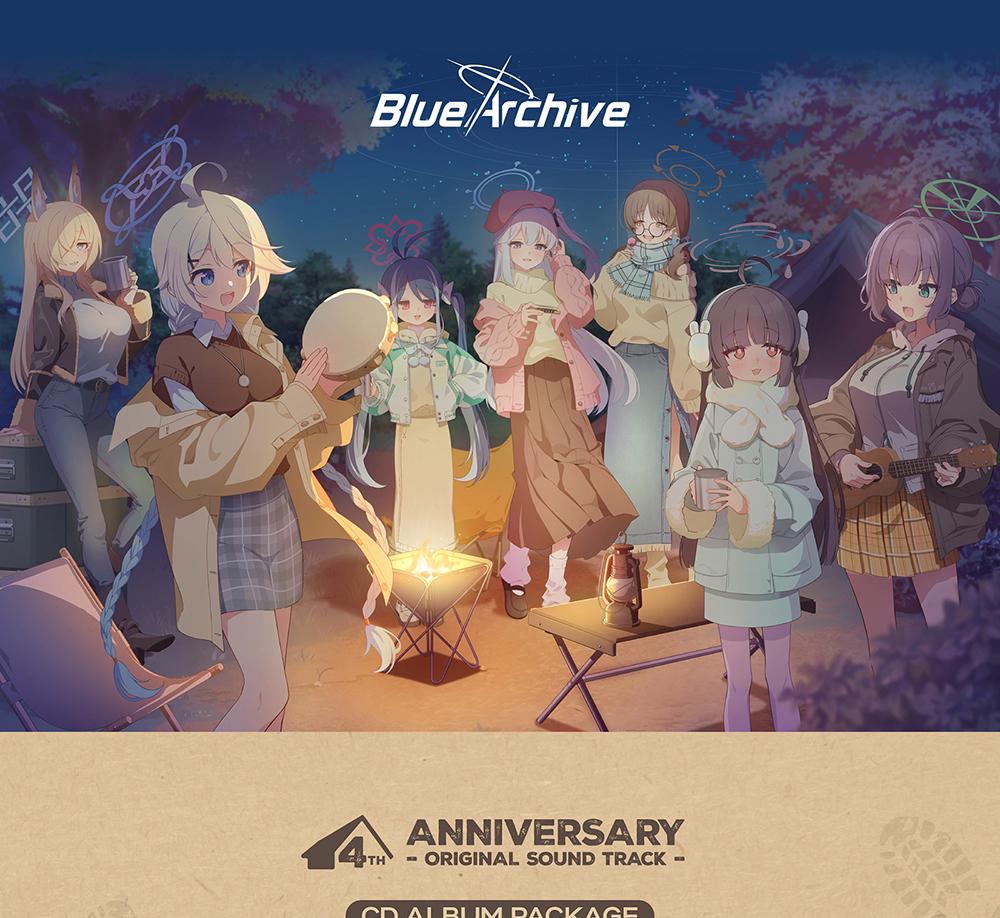 BLUE ARCHIVE 4º ANIVERSARIO OST (CD / KIT Paquete Álbum)