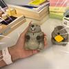 Creative Squealing Sound Toy with Biscuit Snatching Feature Loud Call Prank Toy for Stress Relief Small Ornament Mouth Gifts