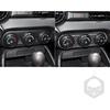 RRX Panel Środkowy Deski Rozdzielczej Samochodu Panel Klimatyzacji Przycisk Sterowania Klimatyzacją Przełącznik Sterowania Klimatem Naklejka Akcesoria z Włókna Węglowego do Mazda MX 5 Miata ND