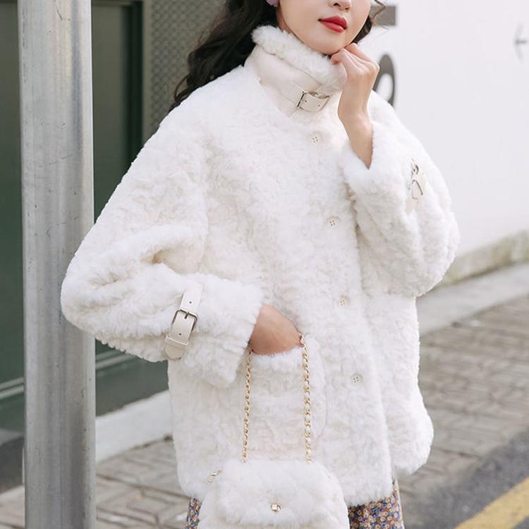 Autumn Winter Thick Lamb Hair Short Jacket Women Loose All Match Plush Fur Solid Color Ons Soft And Warm At Affordable S Free Real Reviews With Photos Joom Thick Lamb Hair Short Jacket Women, How Much Does It Cost To Ship A Fur Coat