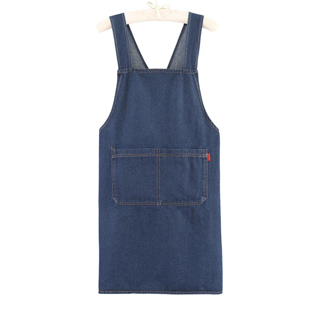 Men Women Daily Work Apron Front Pocket Adjustable Straps For Women Men