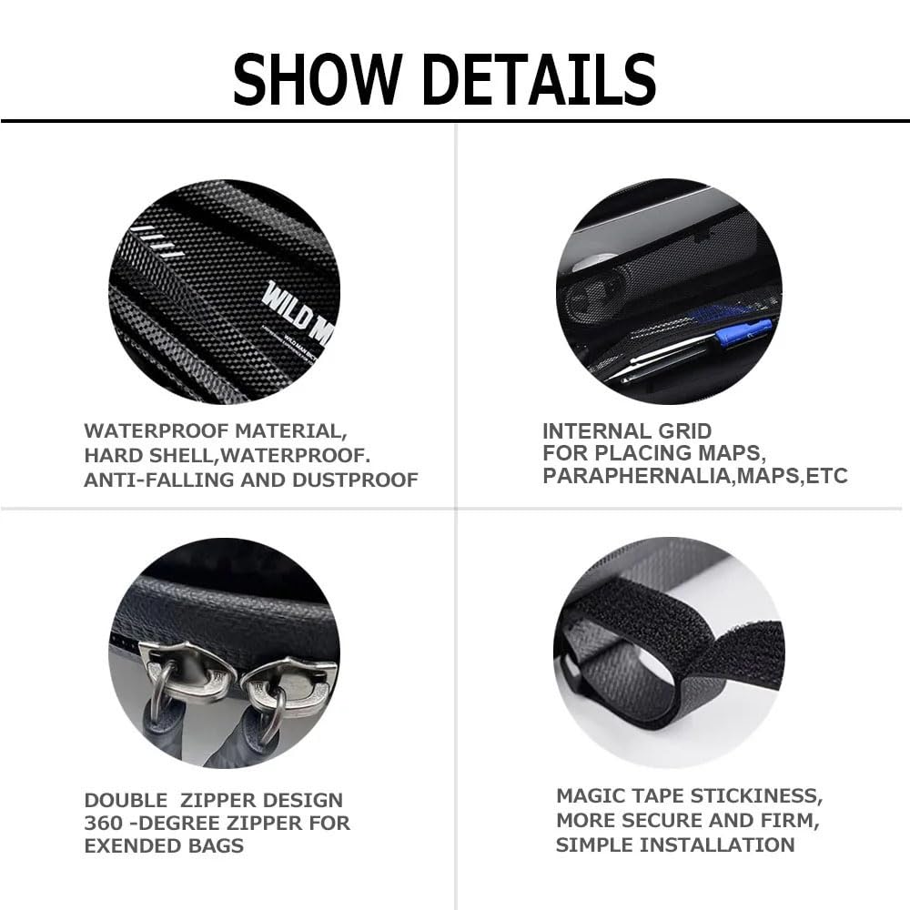 DOMOPAY FOR CBR250RR CBR250rr (2020-2022 2023 2024) Motorcycle Modified Side Bag Waterproof Triangle Side