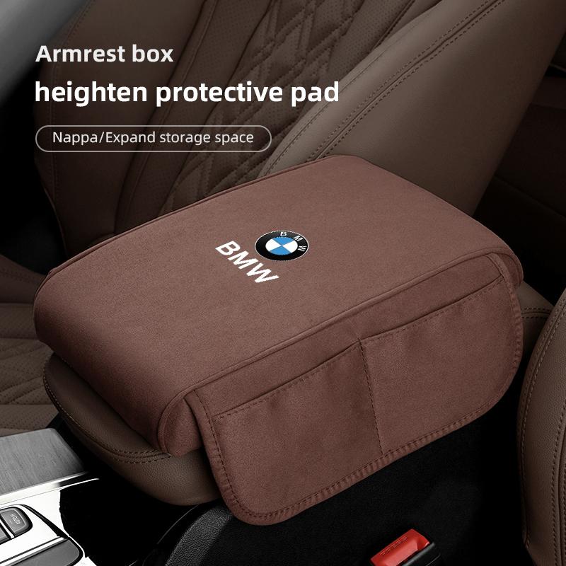 Car Armrest Box Height Pad Elbow Protection Mat For BMW I3 I4 E46 E90 E60 F30 F10 X1 X2 X3 X5 X4 X6 X7 G30 G20 G32 G11 G12 G07