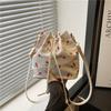 Casual Art Canvas Bag Women's Autumn New Tote Bag Large Capacity Butterfly Strawberry Bucket Bag