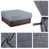Spa Cover Protector Waterproof Square Replacement UV Protection Spa Covers For Hot Tub For Outdoor Garden Backyard Deck Poolside