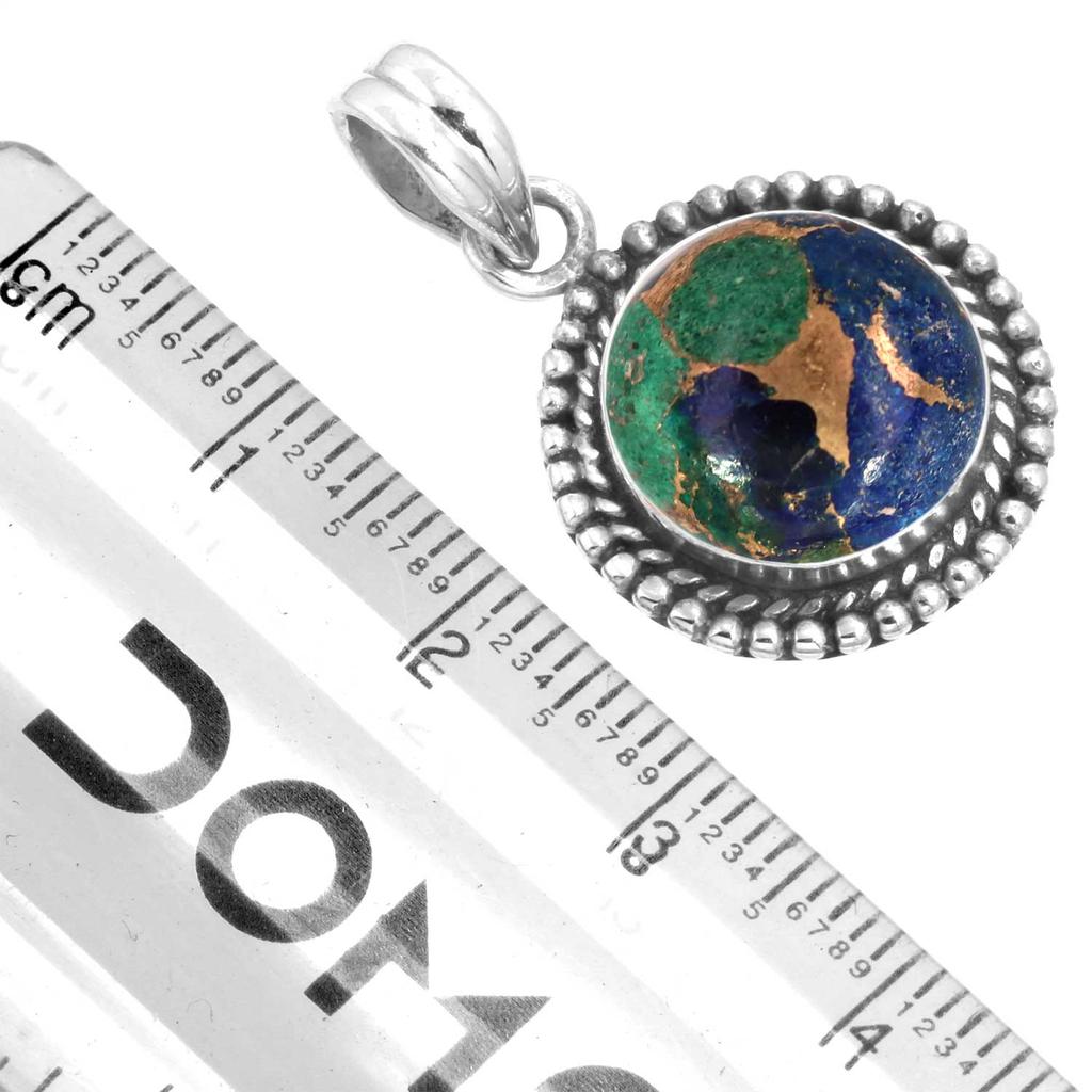 925 Sterling Silver Pendant Women Gemstone Handmade Jewelry Birthday Gift Amazonite Angelite Blue Opal Botswana Agate Mohave Azurite Chrysocolla