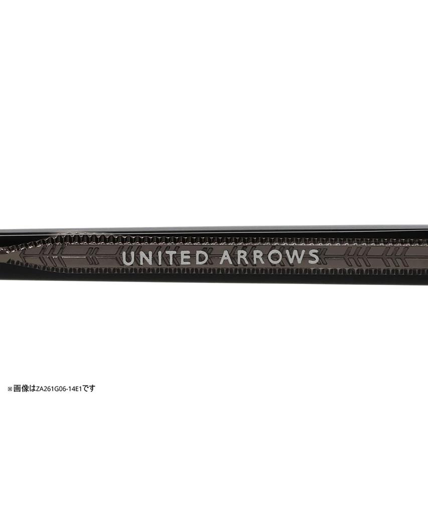Oval Sunglasses UNITED ARROWS Colored Thick UV [Zoff] [WEB Exclusive] (Black - ZA261G06_14E2) Lenses, Frame, Stylish, Protection, Unisex, Men's,