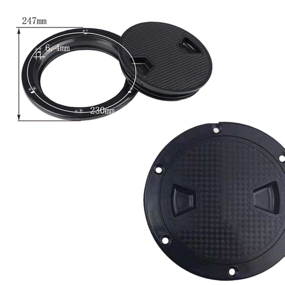 Boat Accessories Boat Hatch 4" 6" 8" ABS Round Non Slip Inspection Hatch w/Detachable Cover for Marine Boat Yacht