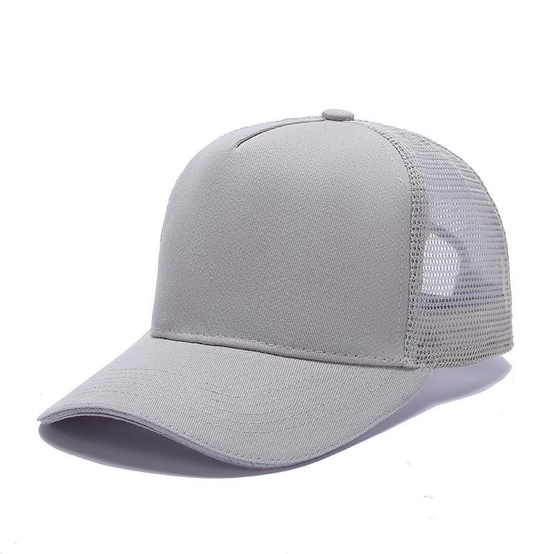 Mesh Summer Trucker Cap with Logo Embroidery - Perfect for Team Building and Baseball Events