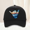 Beach Hanging Loose Surfing Hawaiian Anime Printing Baseball Cap Vintage Adjustable Dad Hat Funny Trucker Hat