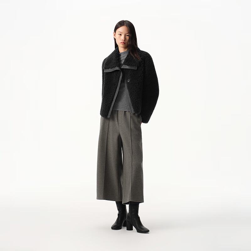 Broadcast Women's Plush Lapel Short Coat