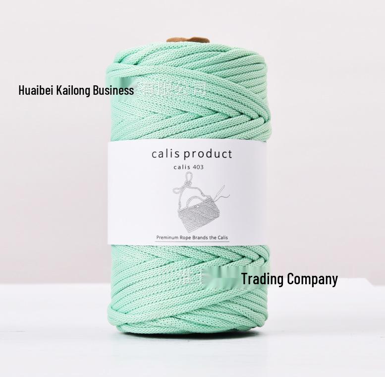 4mm Cotton-Polyester Crochet Cord for DIY Hand-Knitted Bags and Weaving