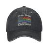 LGBTQ Rainbow Baseball Cap Vintage Distressed Denim Gay Pride LGBT Awareness Ally Snapback Cap Unisex  Outdoor All Seasons Caps