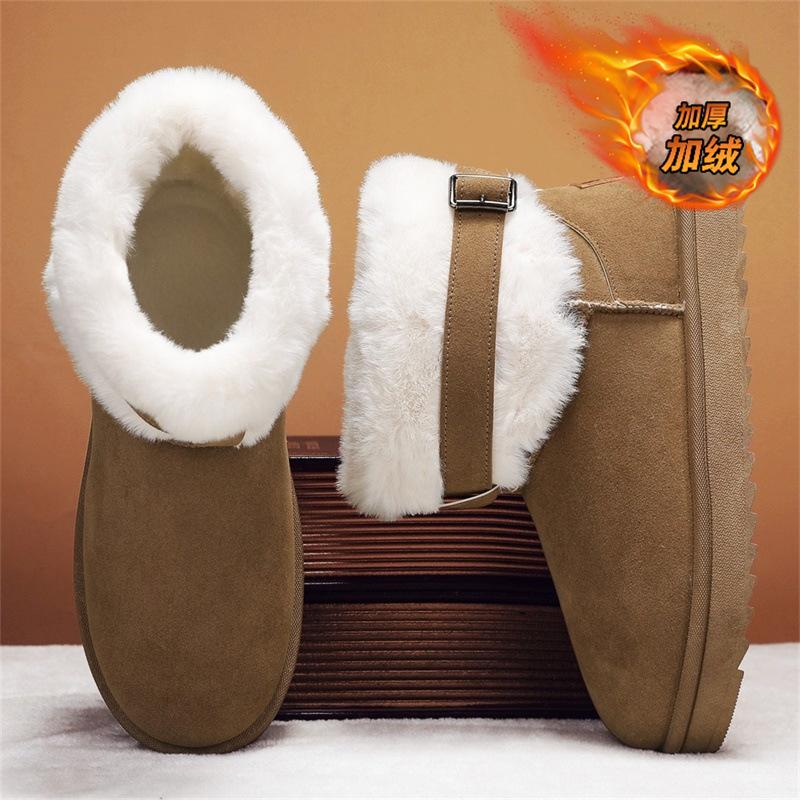 Snow boots winter velvet thickened warm bread shoes sub-zero waterproof, non-slip and cold-resistant cotton shoes