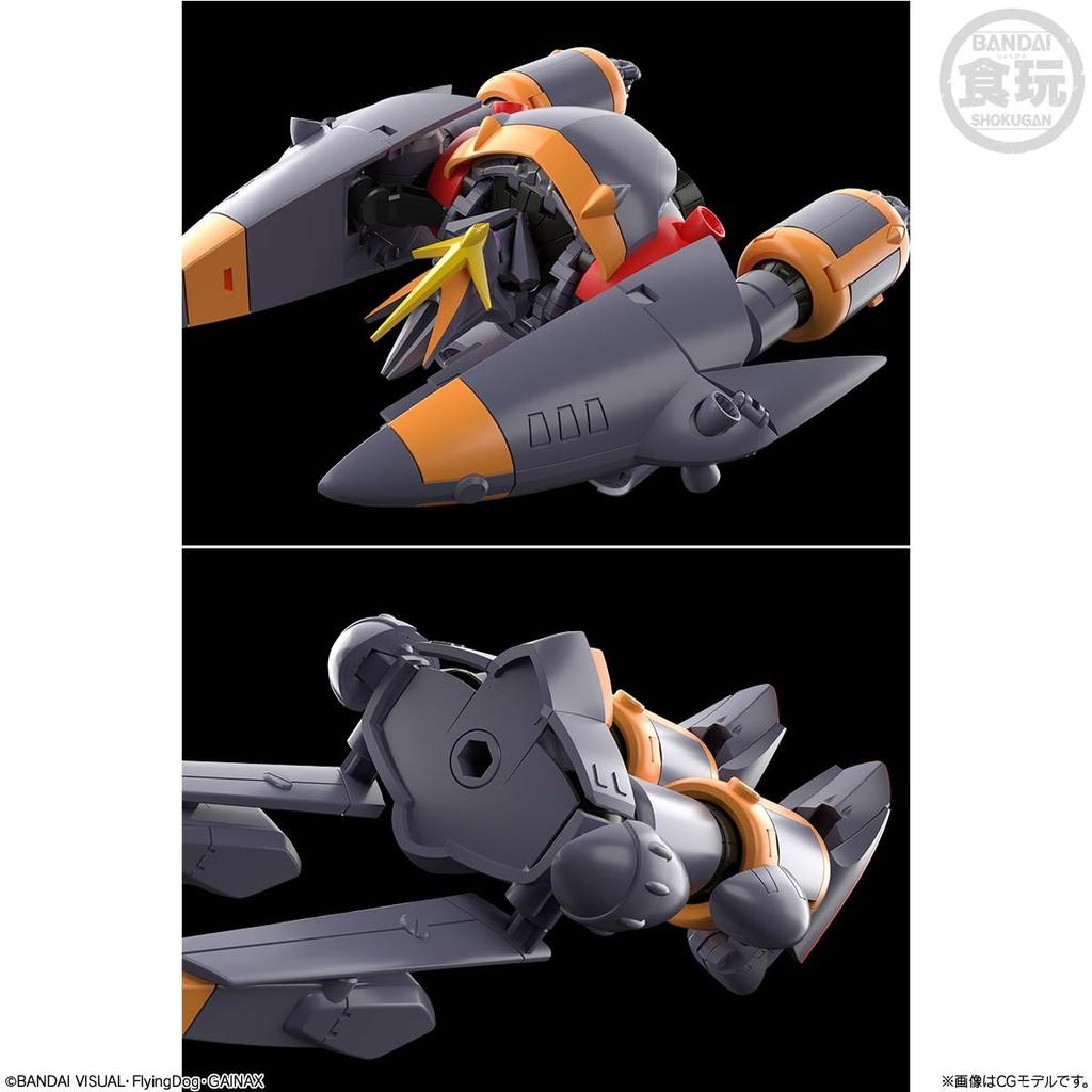 BANDAI SMP MODELING for the Gunbuster Chewing Gum Candy Toy [SHOKUGAN PROJECT] "Aim Top!" [1 Pc.]
