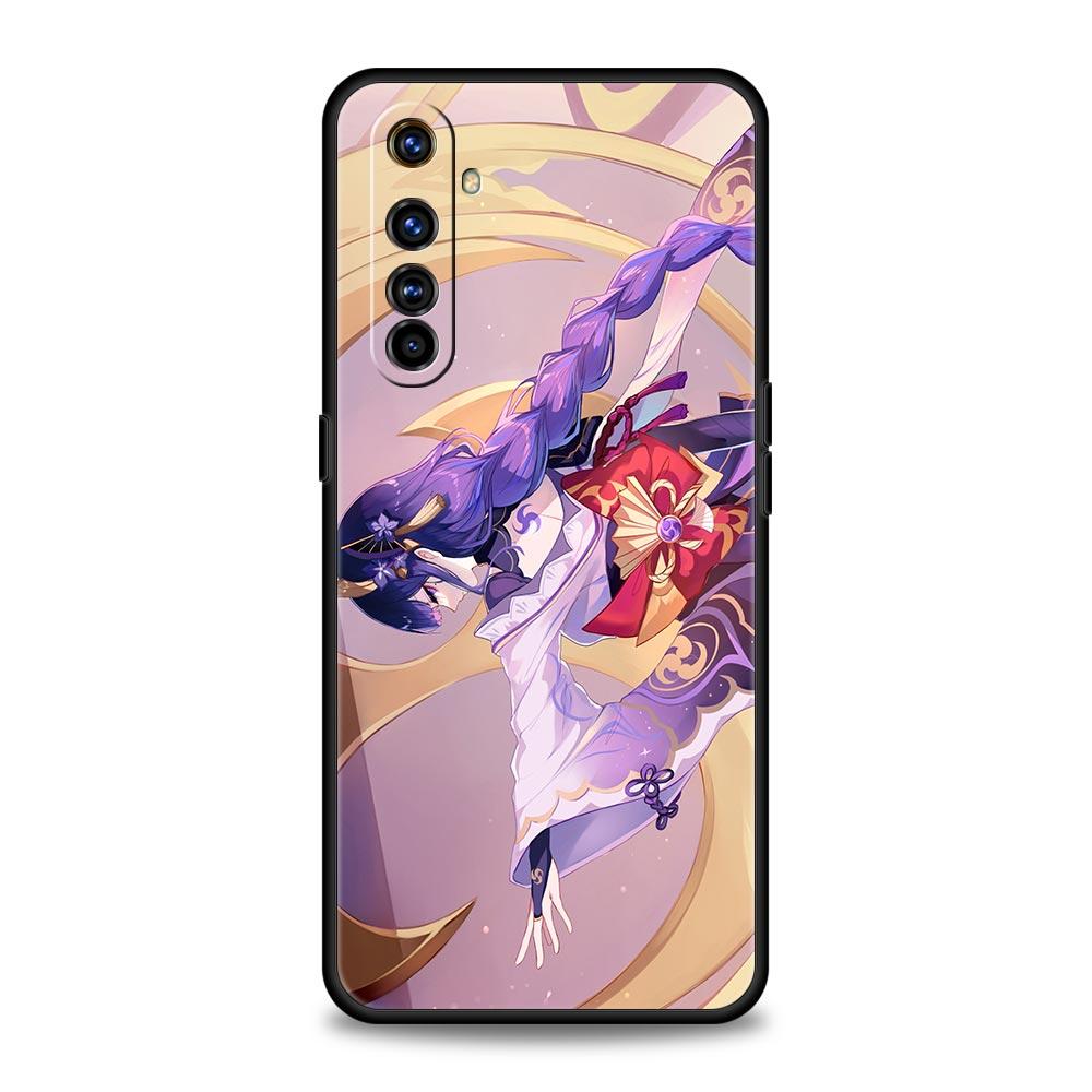 

Для Realme 10 9 8 5G 7 6 GT2 Pro Plus 9i 8i C21 C11 C25 C35 Genshin Impact Raiden shogun чехол для телефона для Realme GT Neo 2 3T чехол Realme 8 5G
