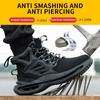 Fashion Sneakers Men Boots Steel Toe Shoes Work Boots Safety Shoes Men Puncture-Proof Protection Shoes Work Sneakers Security