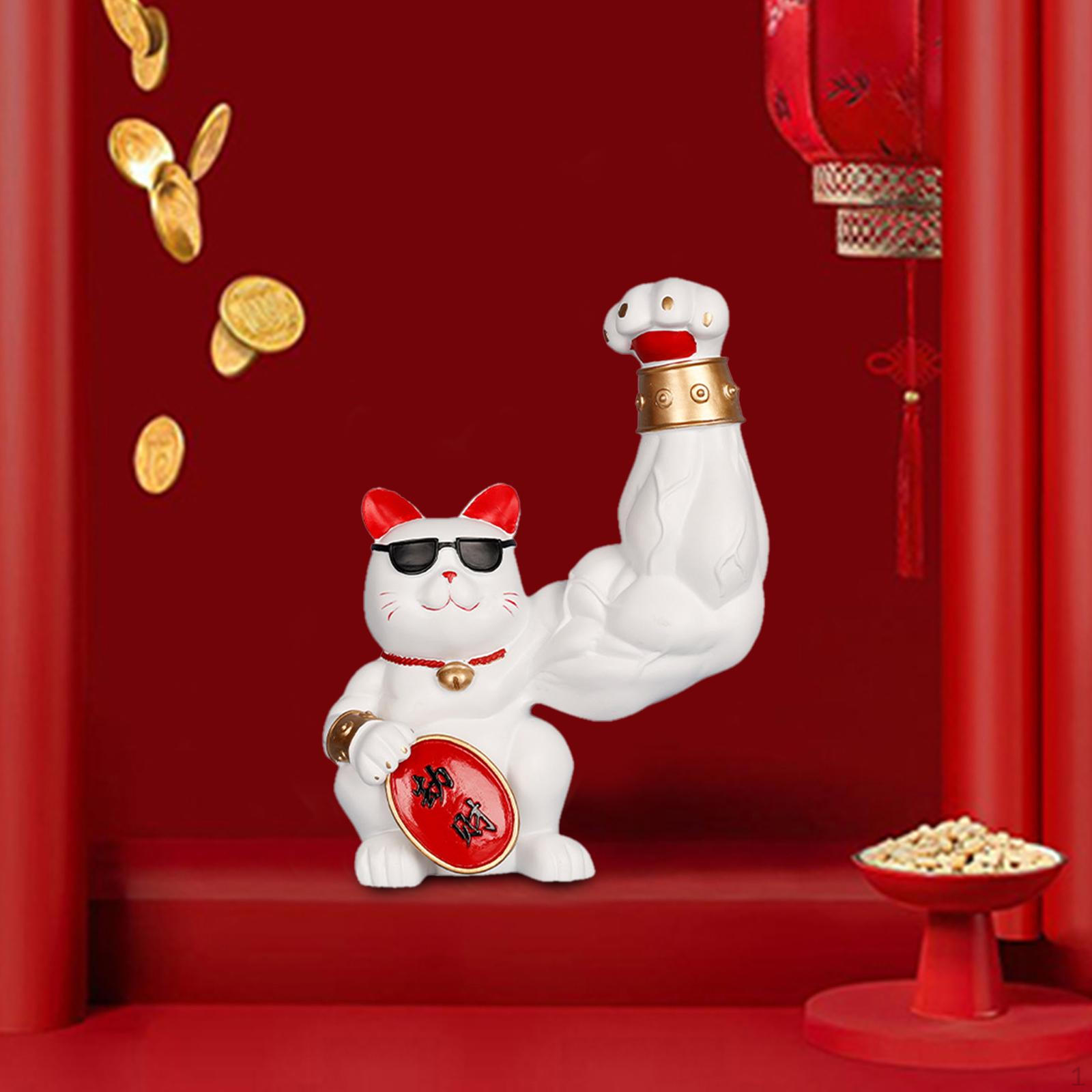 

Figurine Desktop Novelty Ornament Store Wealth Counter Sculpture Decoration Desk Bookcase Statue Robbery