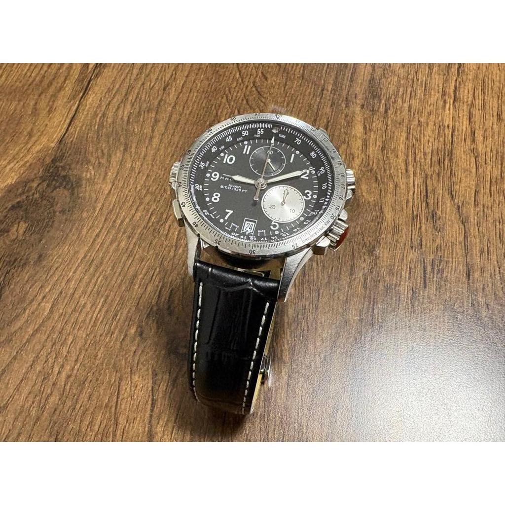 Used HAMILTON KHAKI E.T.O. 330 FT Chronograph Men's Watch