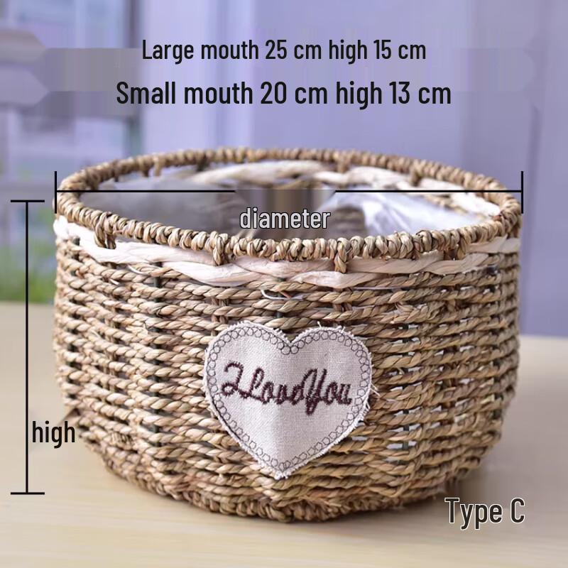 

Handwoven Rattan Flower Basket