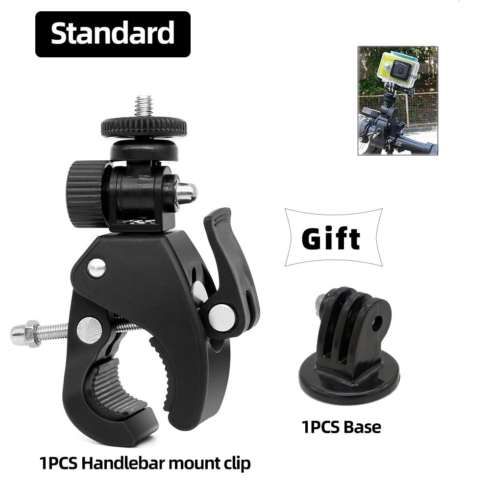 Bicycle Handlebar Mount Motorcycle Holder For GoPro Hero 13 12 11 10 9 8 AKASO SJCAM Insta360 DJI Osmo Action Camera Accessories