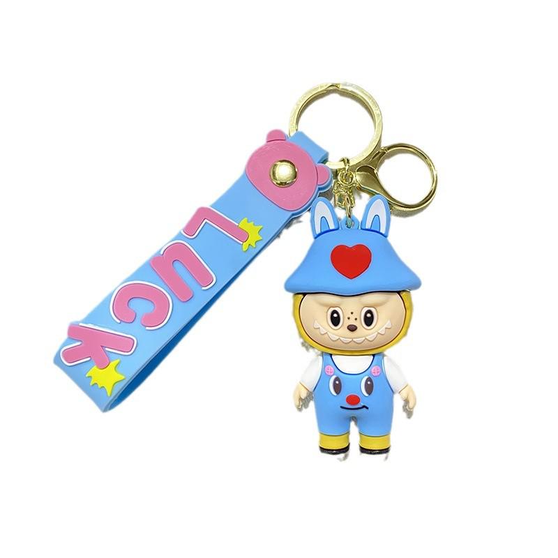 Labubu Roztomilá Cosplay Série: Klíčenka a přívěsek na batoh panenka dárek