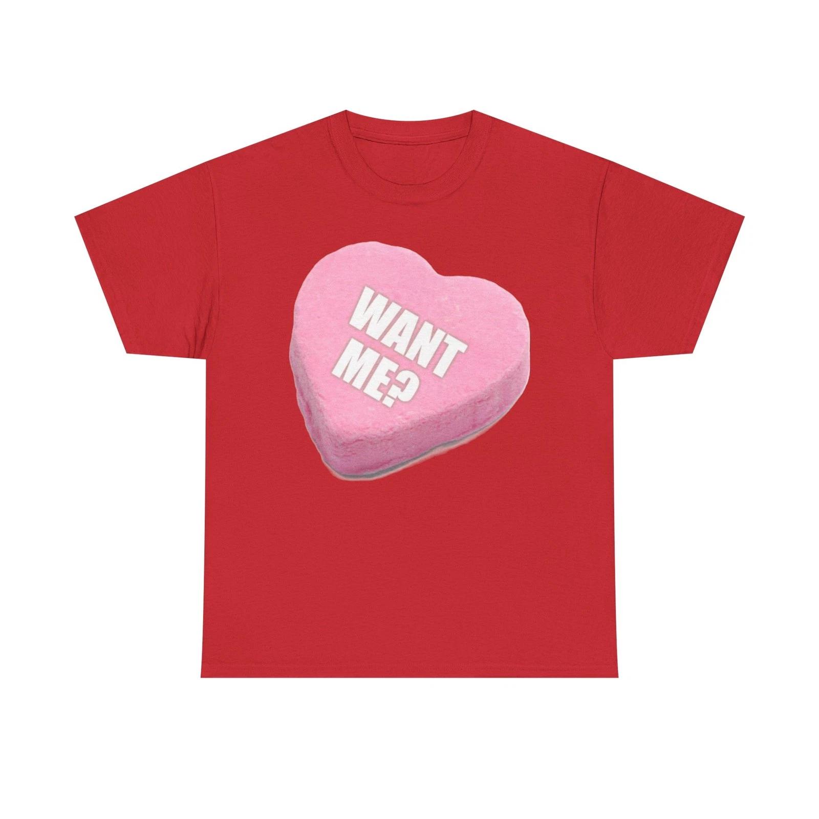 Candy Heart  Want Me  - Unisex Heavy Cotton Children s Children s T  Children s T-shirt 110