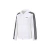 adidas Neo Training Sports Striped Loose Hooded Jacket Women Jackets White H36745