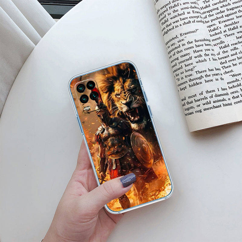 IR25 Spartan Warrior Case for Motorola E22S E7 G6 G7 G8 G9 Plus Power Play G10 G20 G04 E30 E40 E22 E20 E13 E15 G22 G23 G05 G75 G35 G55