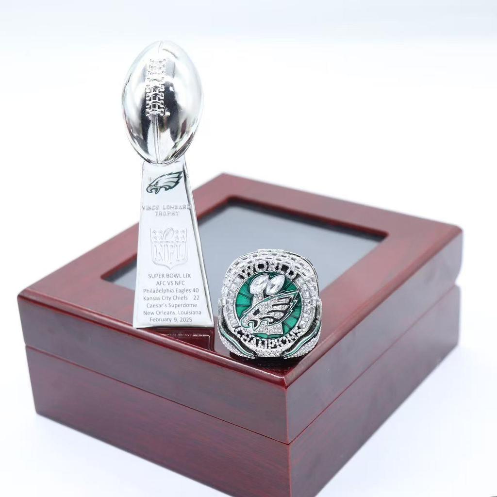 NFL 2025 Philadelphia Eagles Super Bowl Champion Wings Pop-up Trophy Box Set
