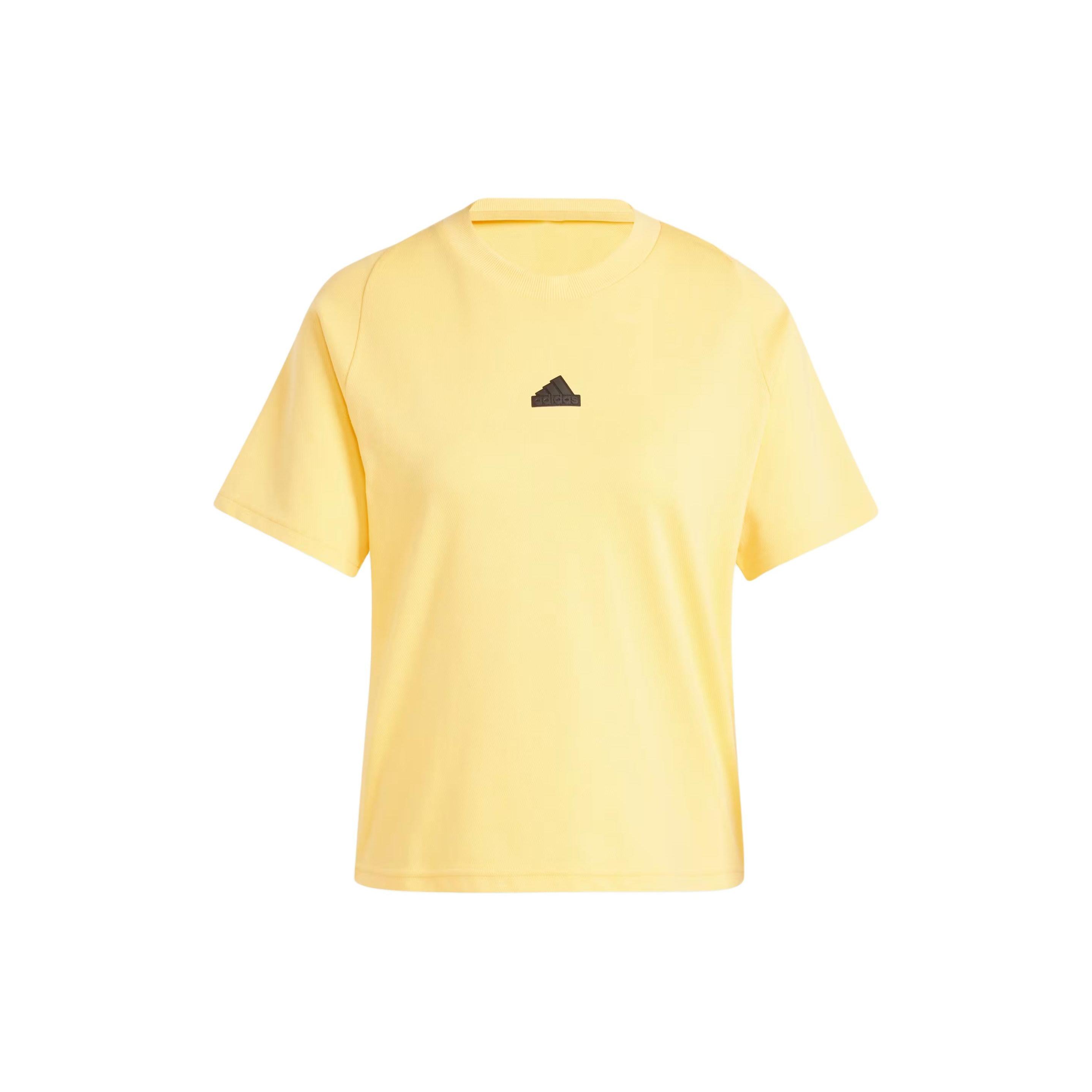(WMNS) adidas Z.N.E. T-Shirt Asia Sizing  Yellow  Women s IS3932 L