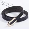 Givan Paul Real Cowhide Fashion Women Versatile Smooth Buckle Belt Women Decorative Suit Trouser Belt Waist
