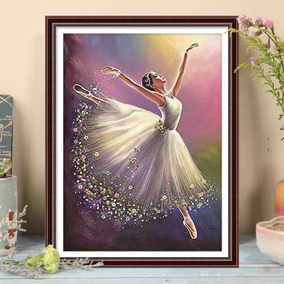 5D DIY Diamond Painting DancerCross Stitch Kit Mosaic Diamond Embroidery  Full Round Square Drill Home Decoration