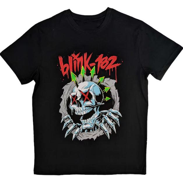 

Blink 182 Six Arrow Skull T-Shirt Fully Licensed 2XL