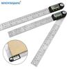 Digital Stainless Steel Protractor and Angle Measuring Tool for Woodworking